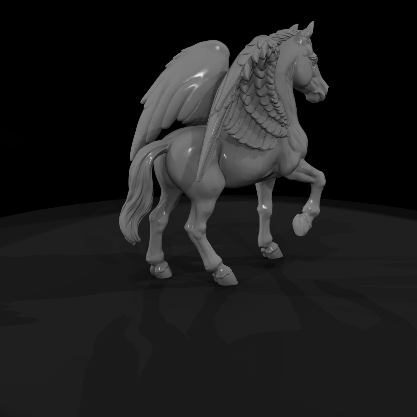 Myth 0291 Mythology Pegasus Miniature Figure
