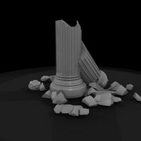 broken-fluted-classical-column-ruin-diorama-prop-227956 — thumbnail 6