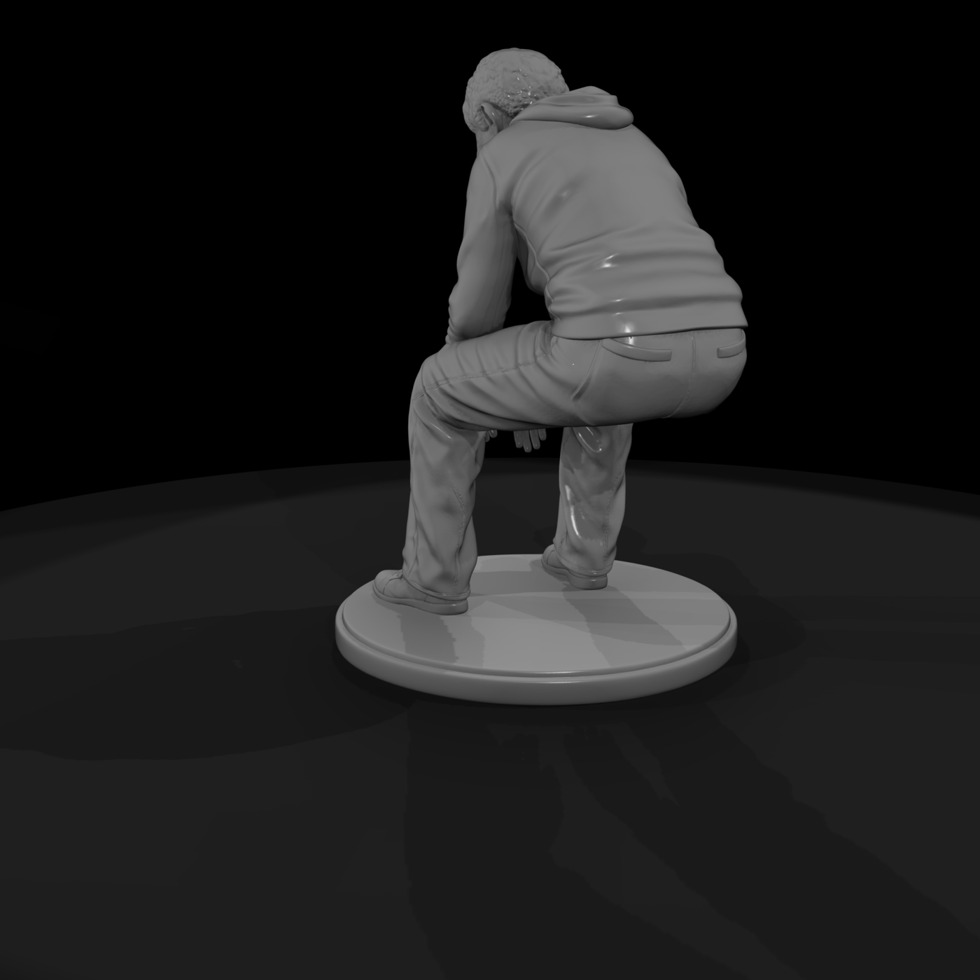 Slumped Seated Man