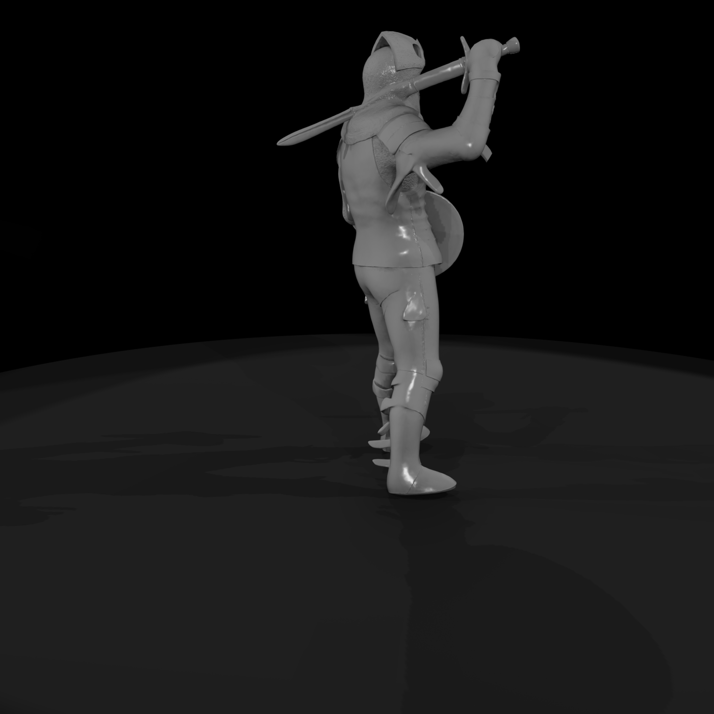 Medieval Knight — Sculpted Figure