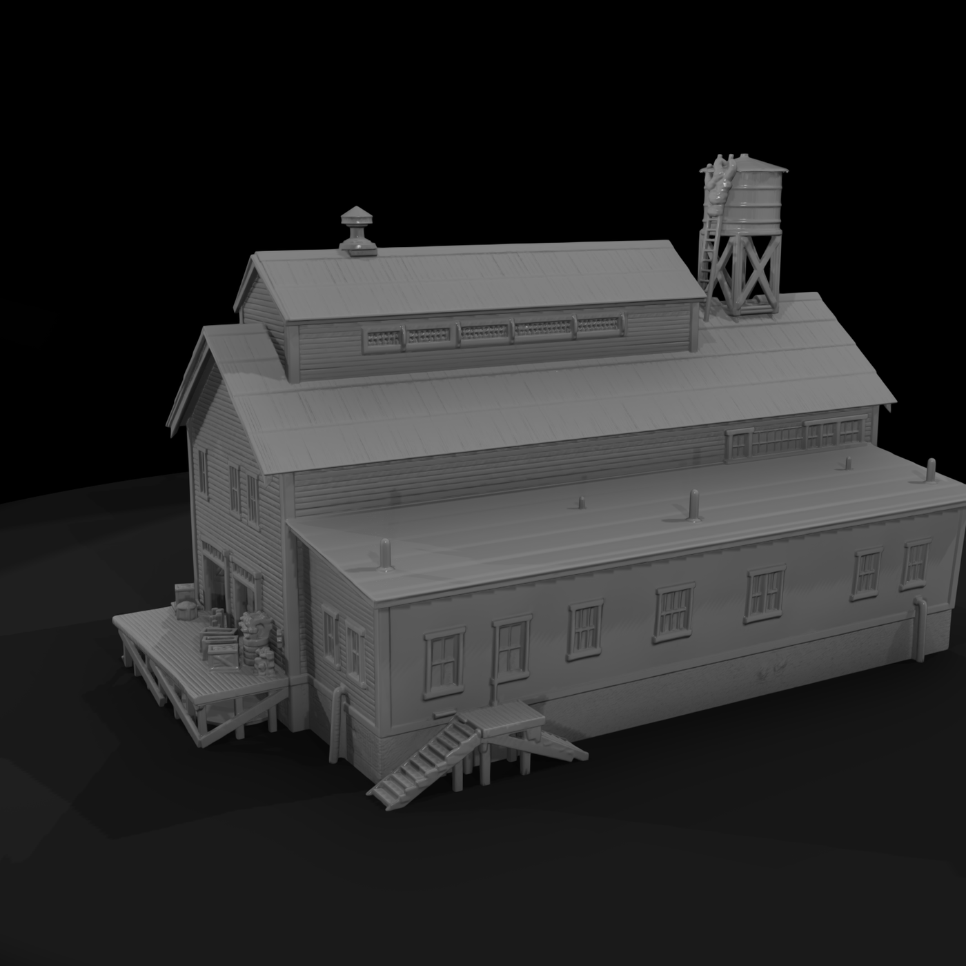 20260612 Weathered Model Factory Building E859Cb37