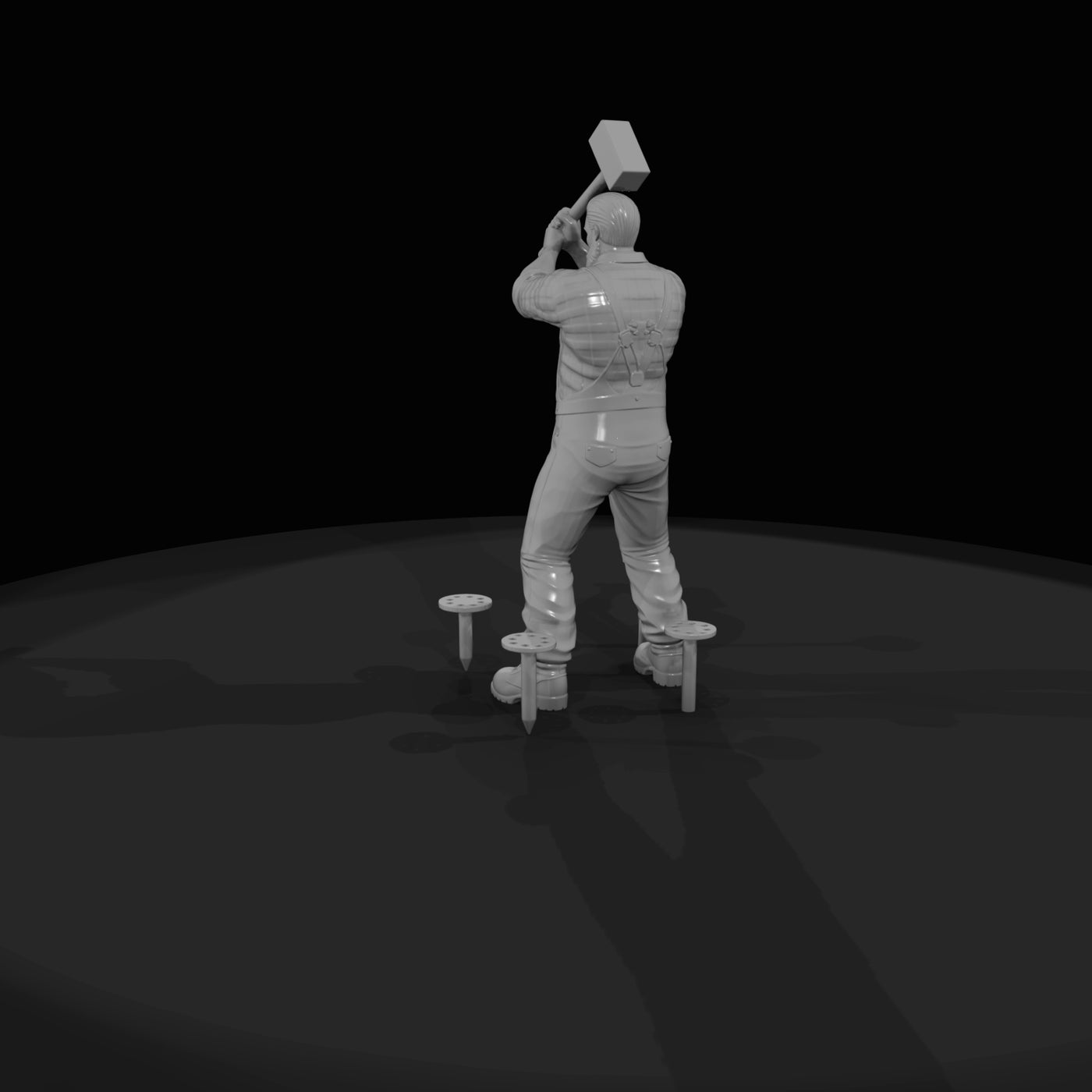 lumberjack-with-sledgehammer-driving-spikes