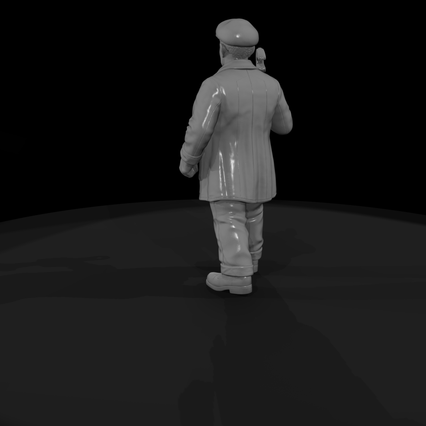 Hist 0244 Steam Era Engineer Miniature Figure