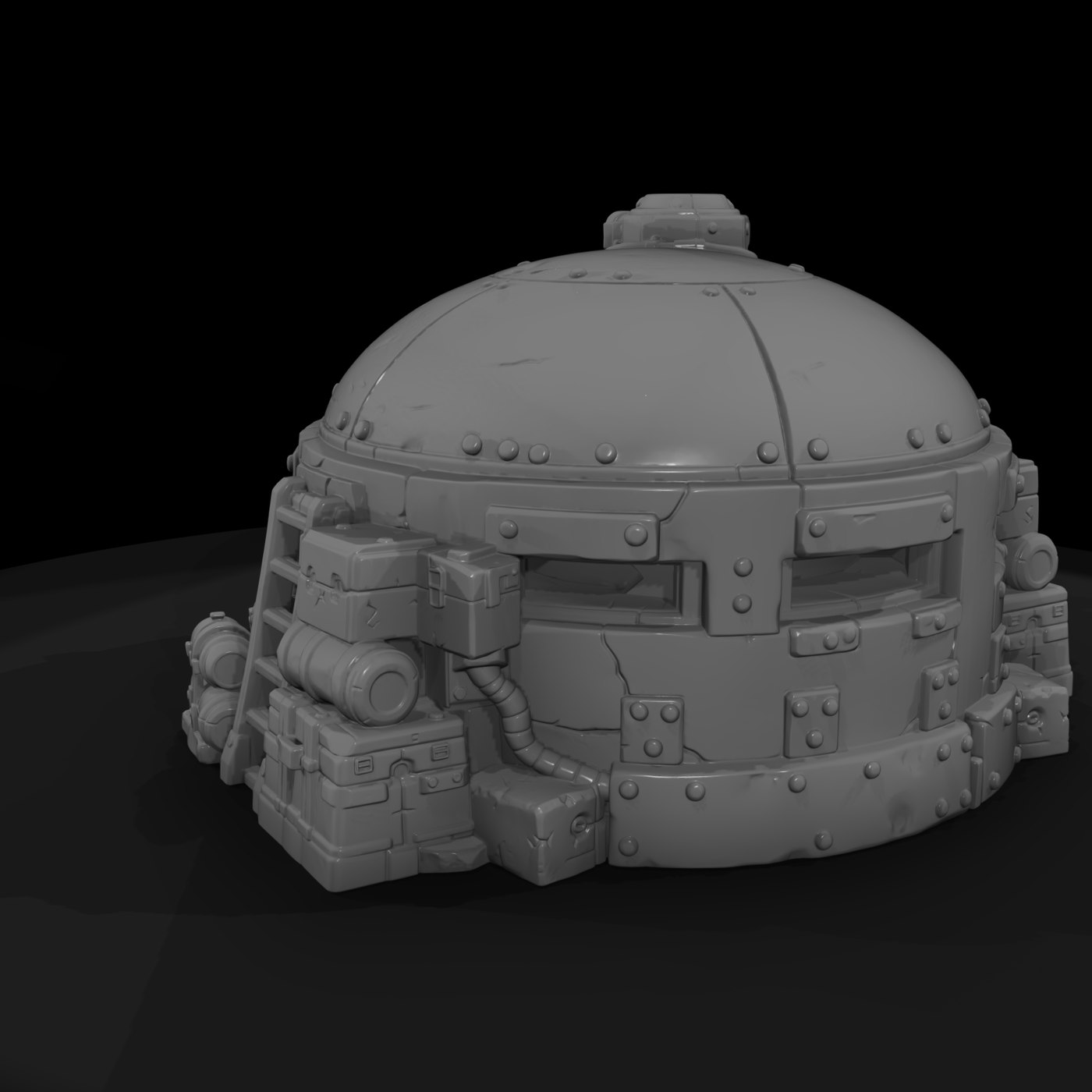 Armored Dome Pillbox Bunker