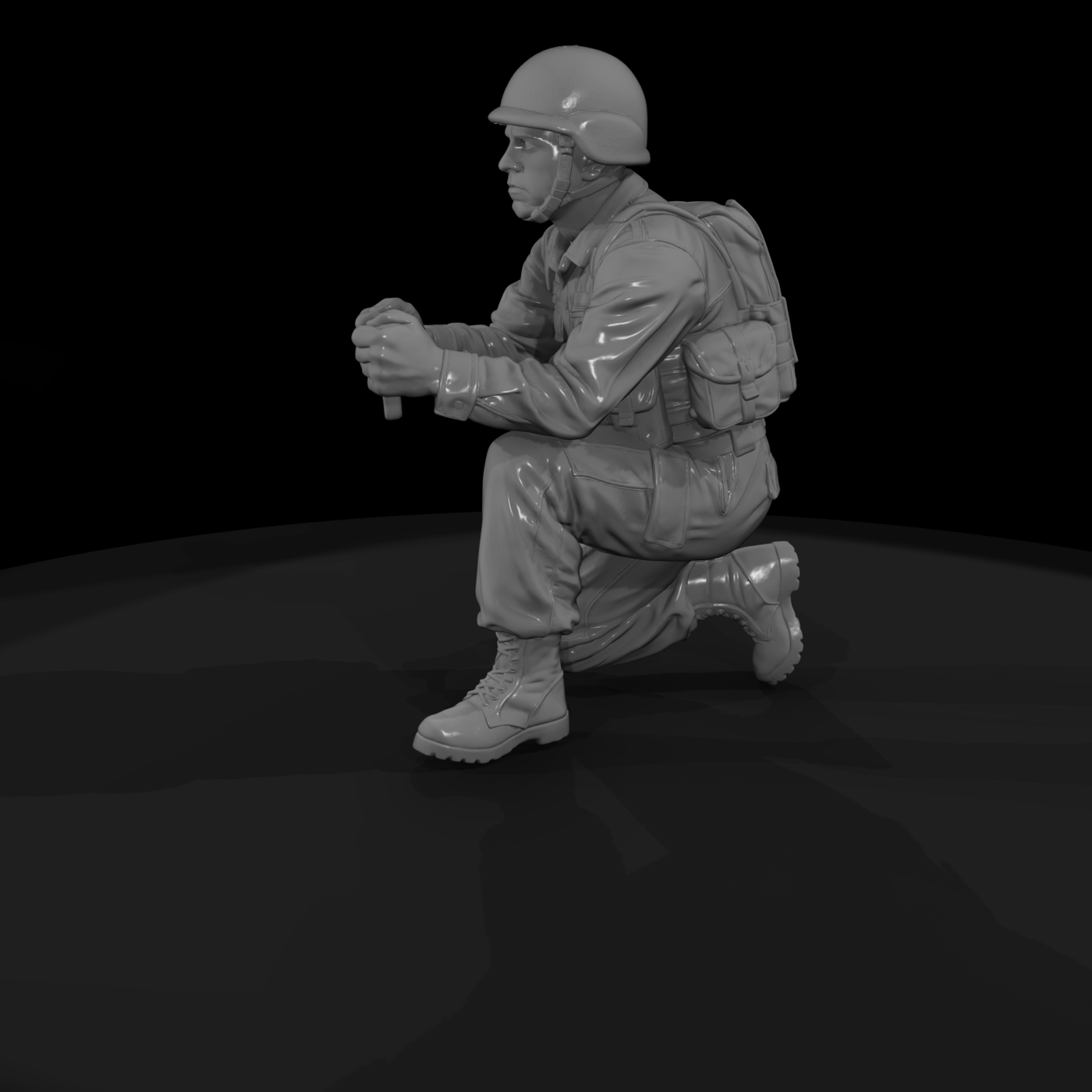 Mod Army 005 Modern U S Army Machine Gun Assistant