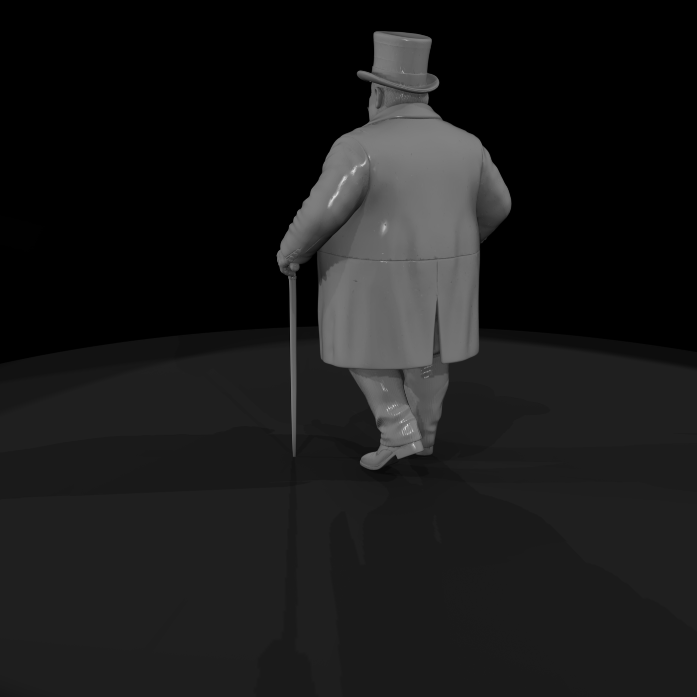 Victorian Gentleman With Cane 3