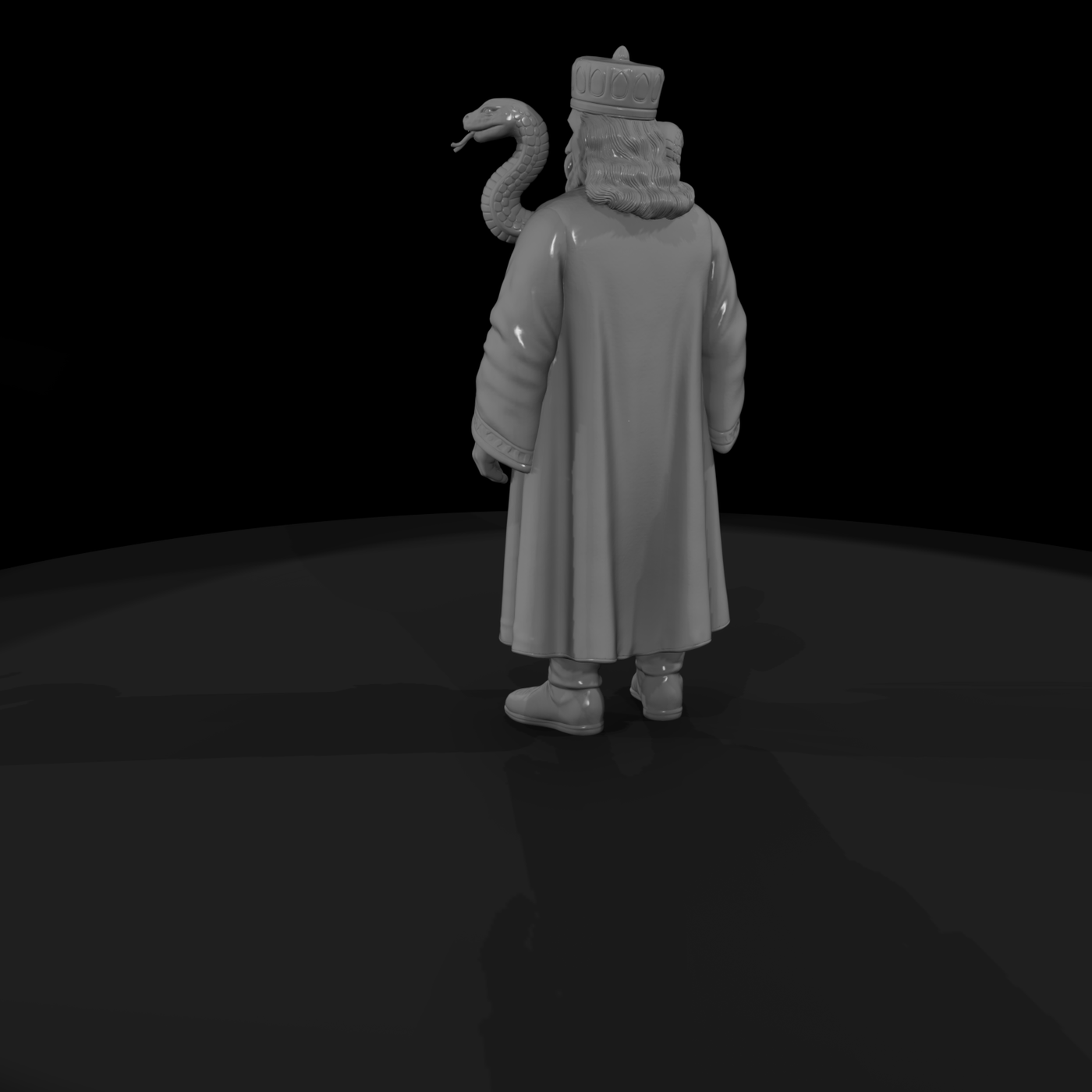 Myth 0393 Mythology Zahhak Miniature Figure