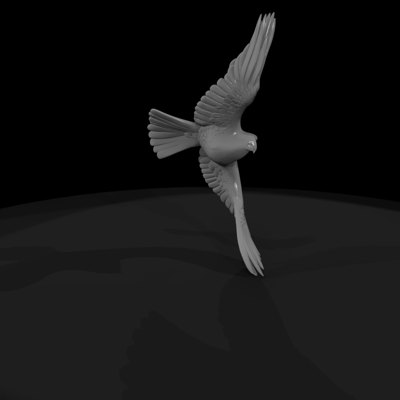 stylized-flying-hawk-sculpture-for-dioramas-615532