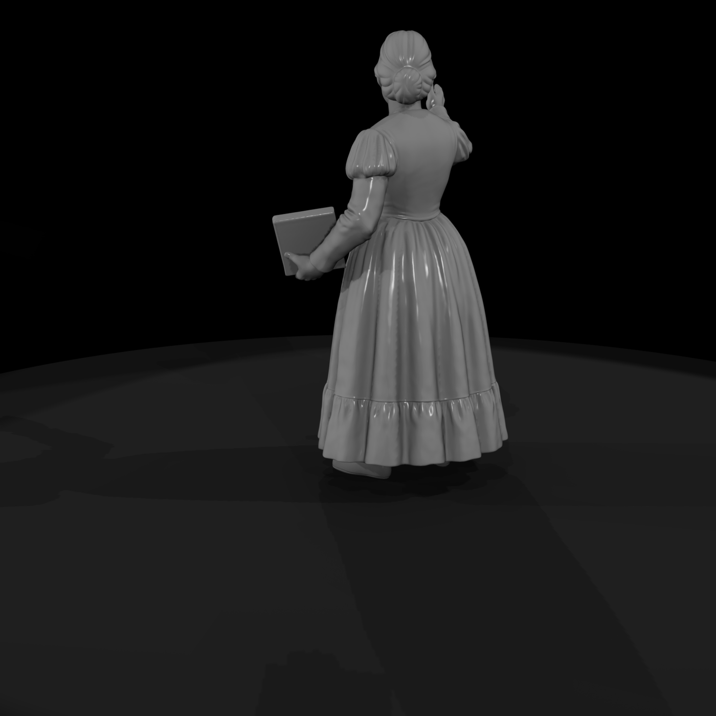 Hist 0163 Historical Clara Schumann Miniature Figu