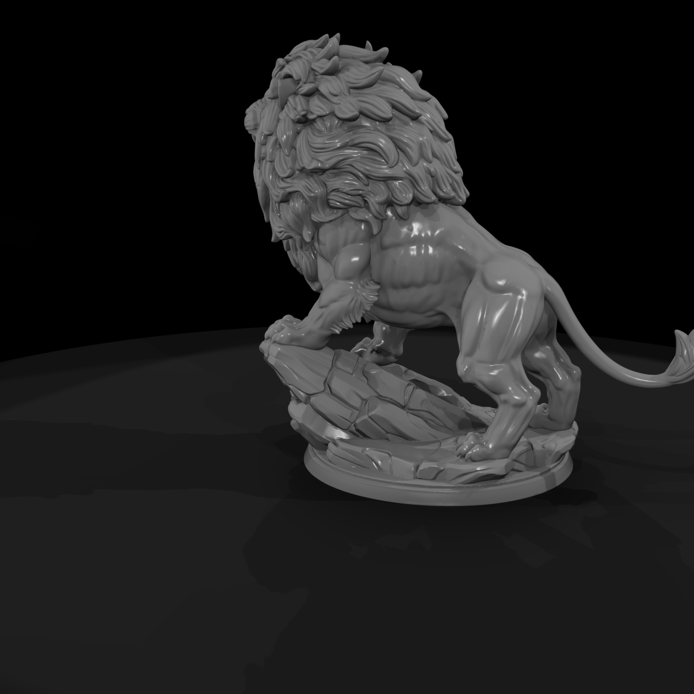 Molten-Mane Fire Lion