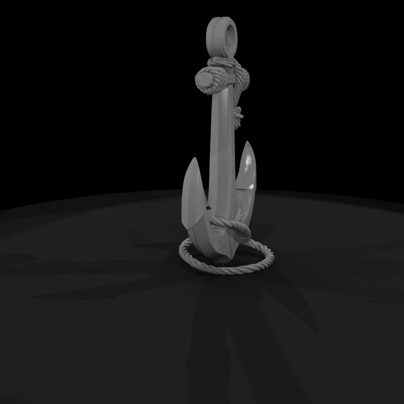Stylized Nautical Anchor