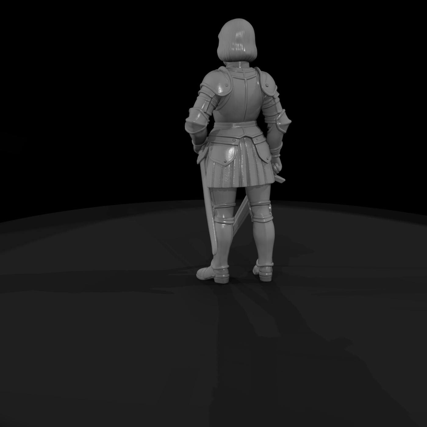 Hist 0089 Historical Joan Of Arc Miniature Figure