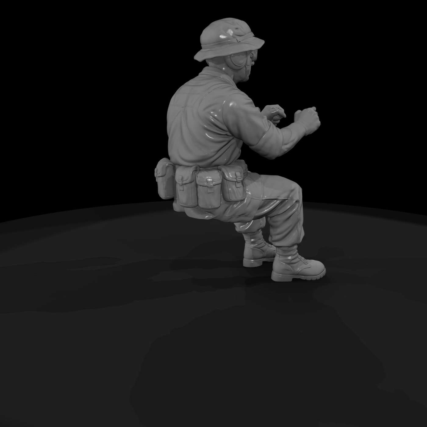 Vn Army 041 Vietnam U S Army Truck Driver Figure