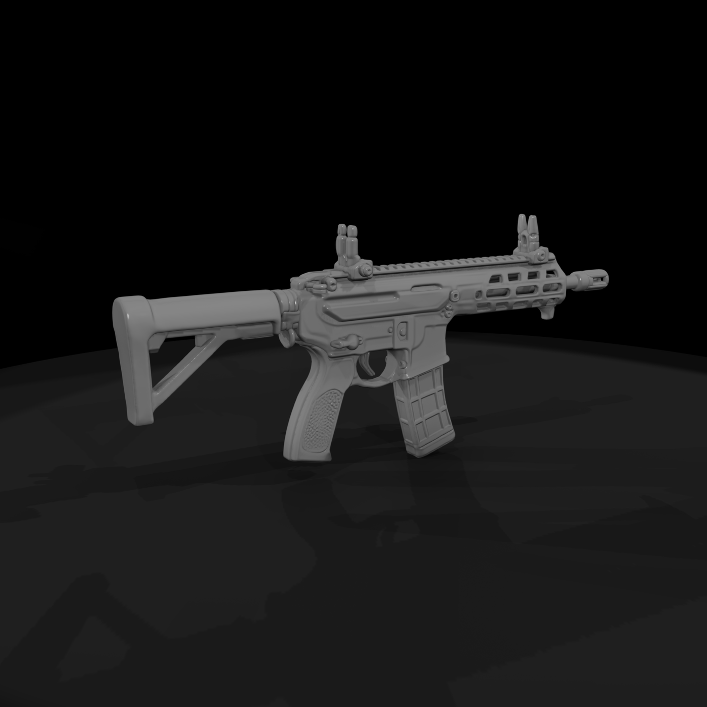 Suppressed Camo Carbine