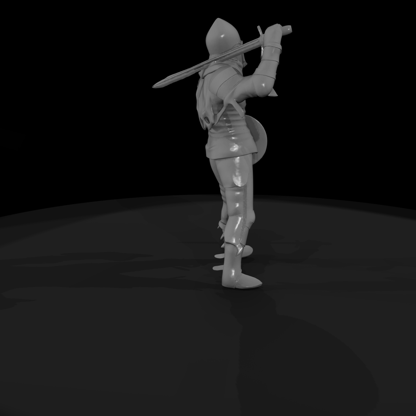 Stylized Medieval Knight — Full Plate