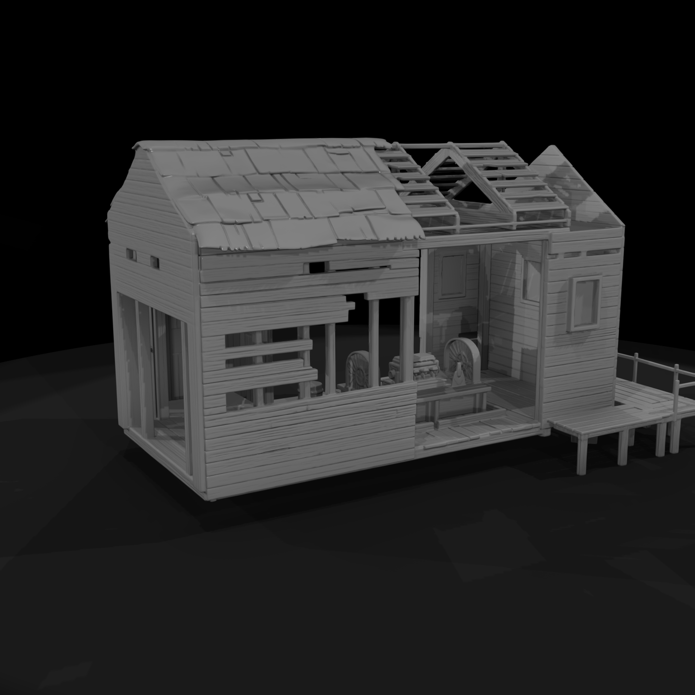 20260612 Dilapidated Wooden Building 622594D234