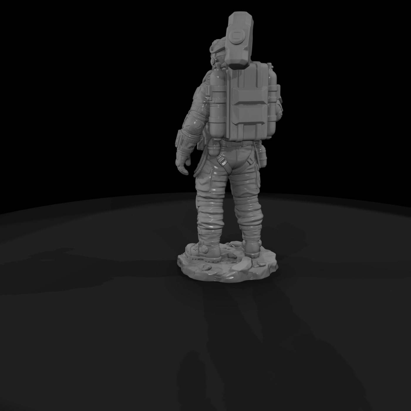 Poparc 0029 Grizzled Space Miner