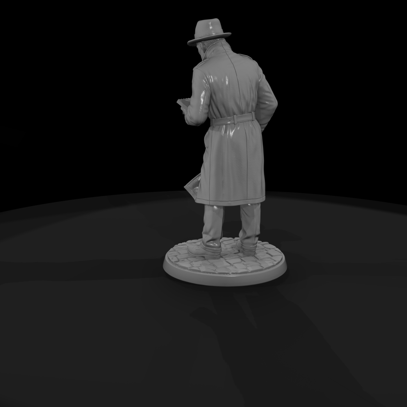 Poparc 0065 Rain Alley Detective Alternate Pose