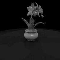 stylized-potted-cattleya-orchid-3d-model-si5zgg4s — thumbnail 5