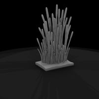 stylized_3d_cattail_reed_cluster_toxdtg0x — thumbnail 5