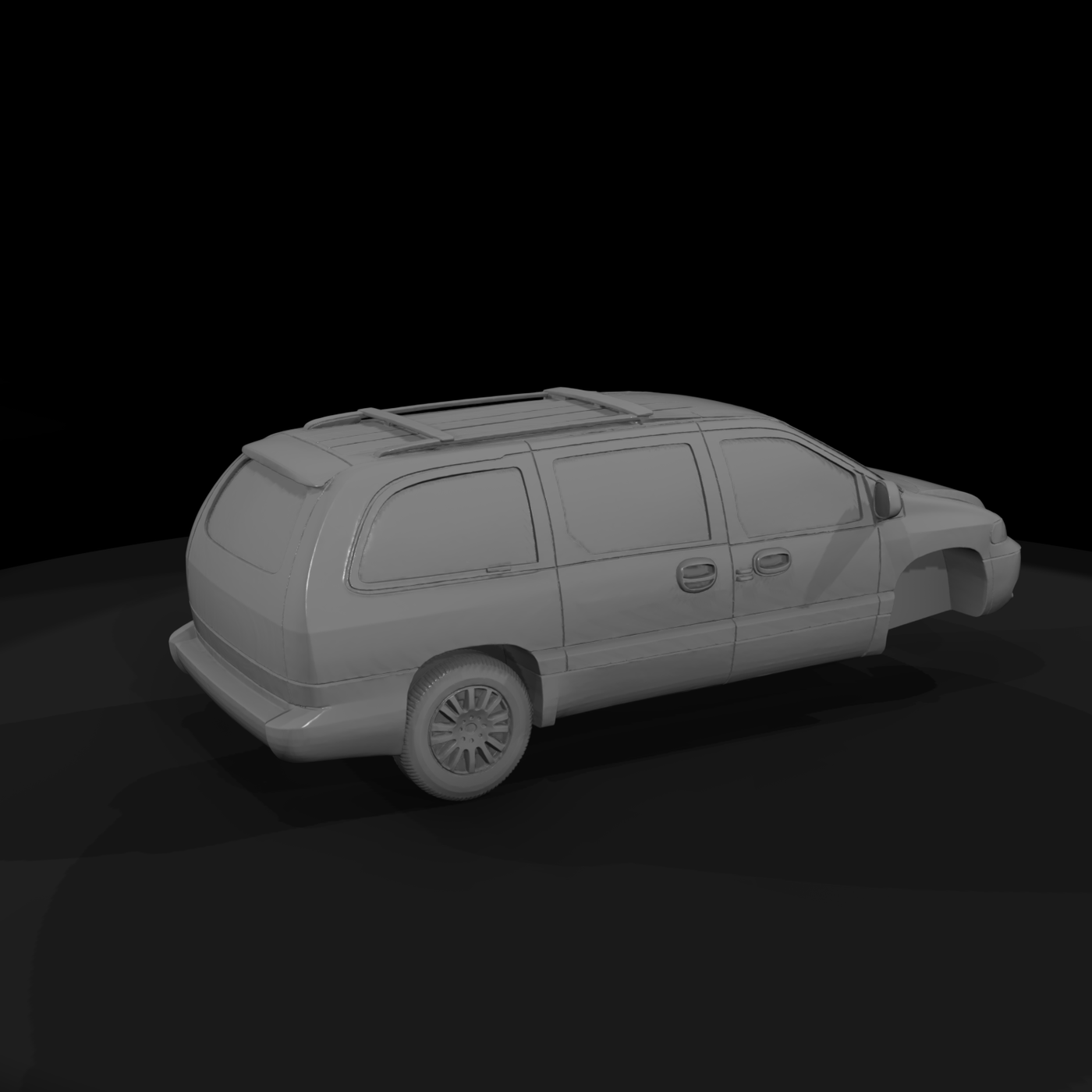 1990s Minivan — & Railway Layout Vehicle