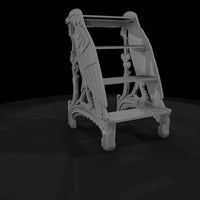 ornate-carved-eagle-library-steps-three-step-decorative-miniature-920883 — thumbnail 6