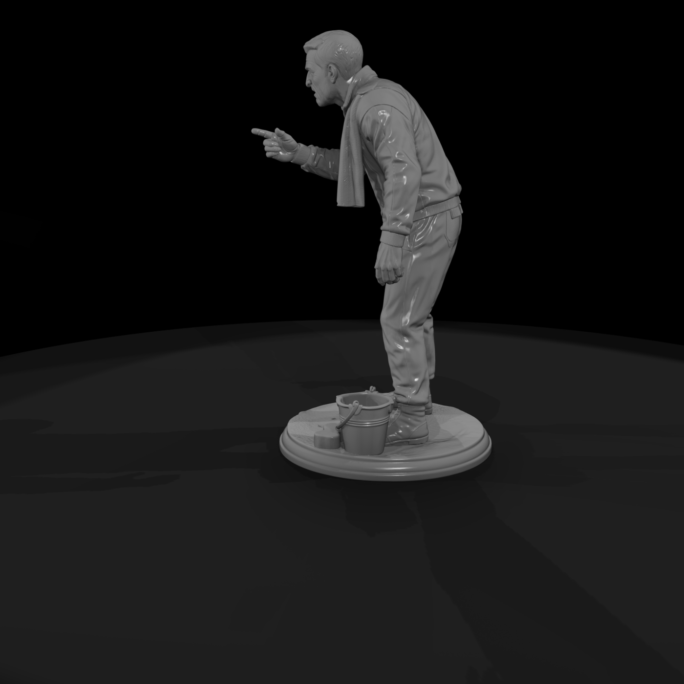 Poparc 0286 Boxing Corner Trainer Alternate Pose