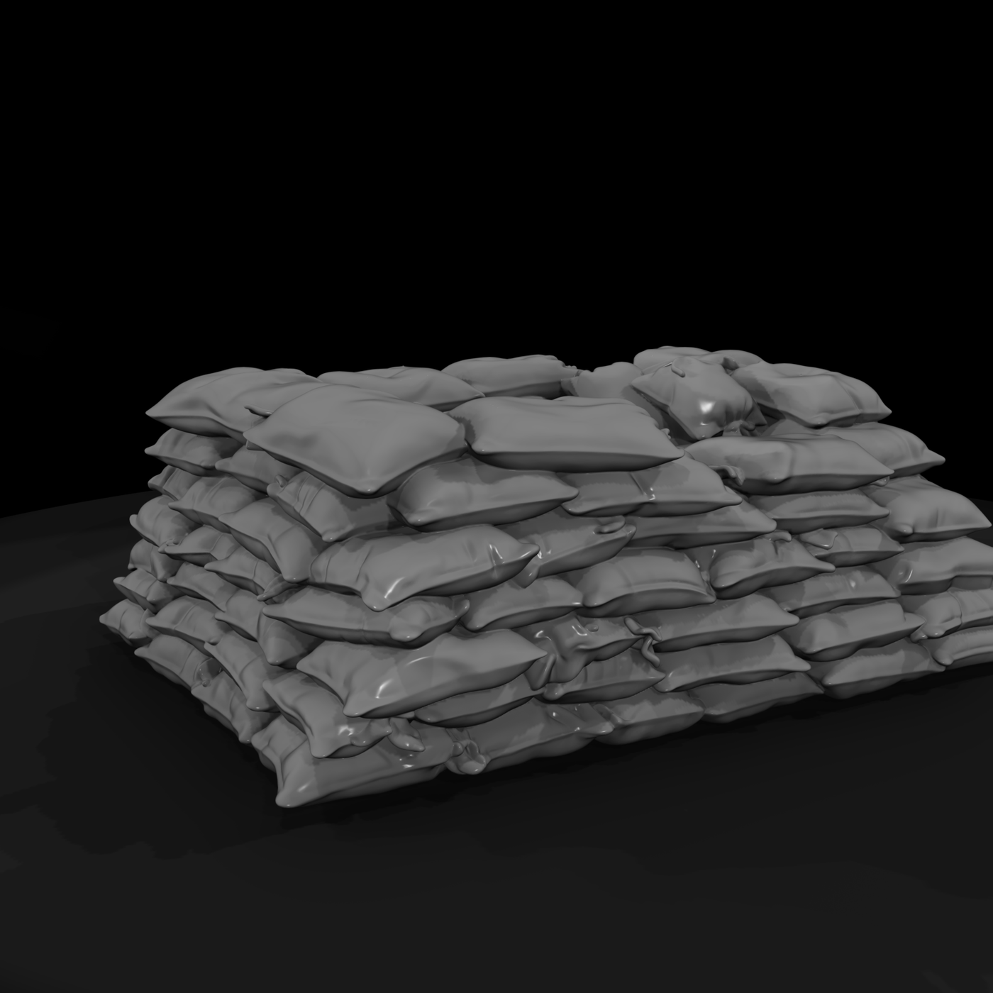 Mil 117 Ww2 Pacific Sandbag Stockpile