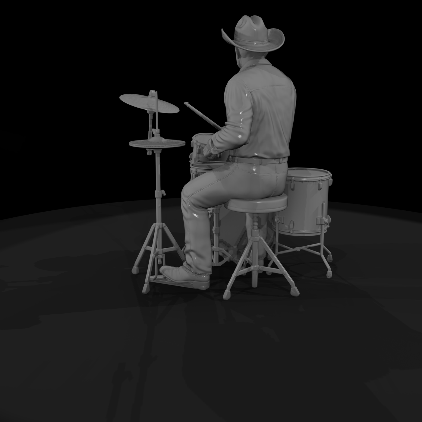 Bnd 009 Country Band Drums