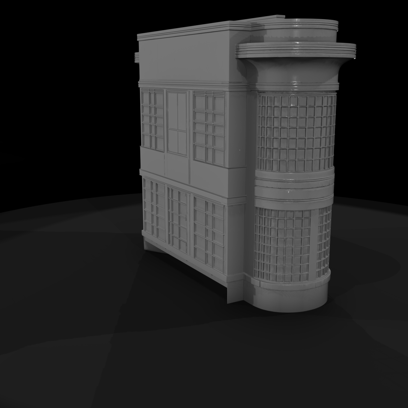 Streamline Moderne Two-Story Townhouse