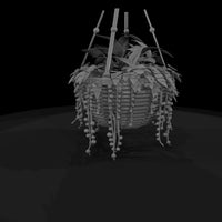 low-poly-hanging-planter-3d-printable-miniature-441027 — thumbnail 6