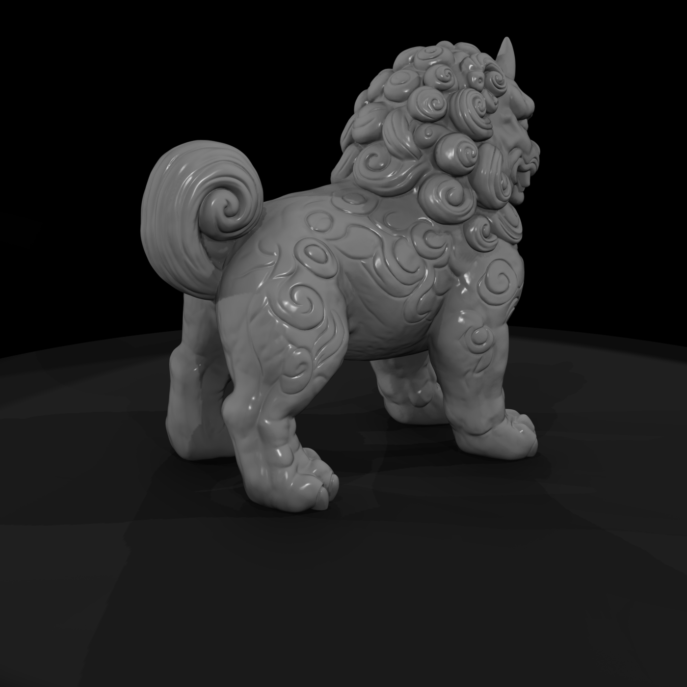 Myth 0465 Mythology Haetae Miniature Figure