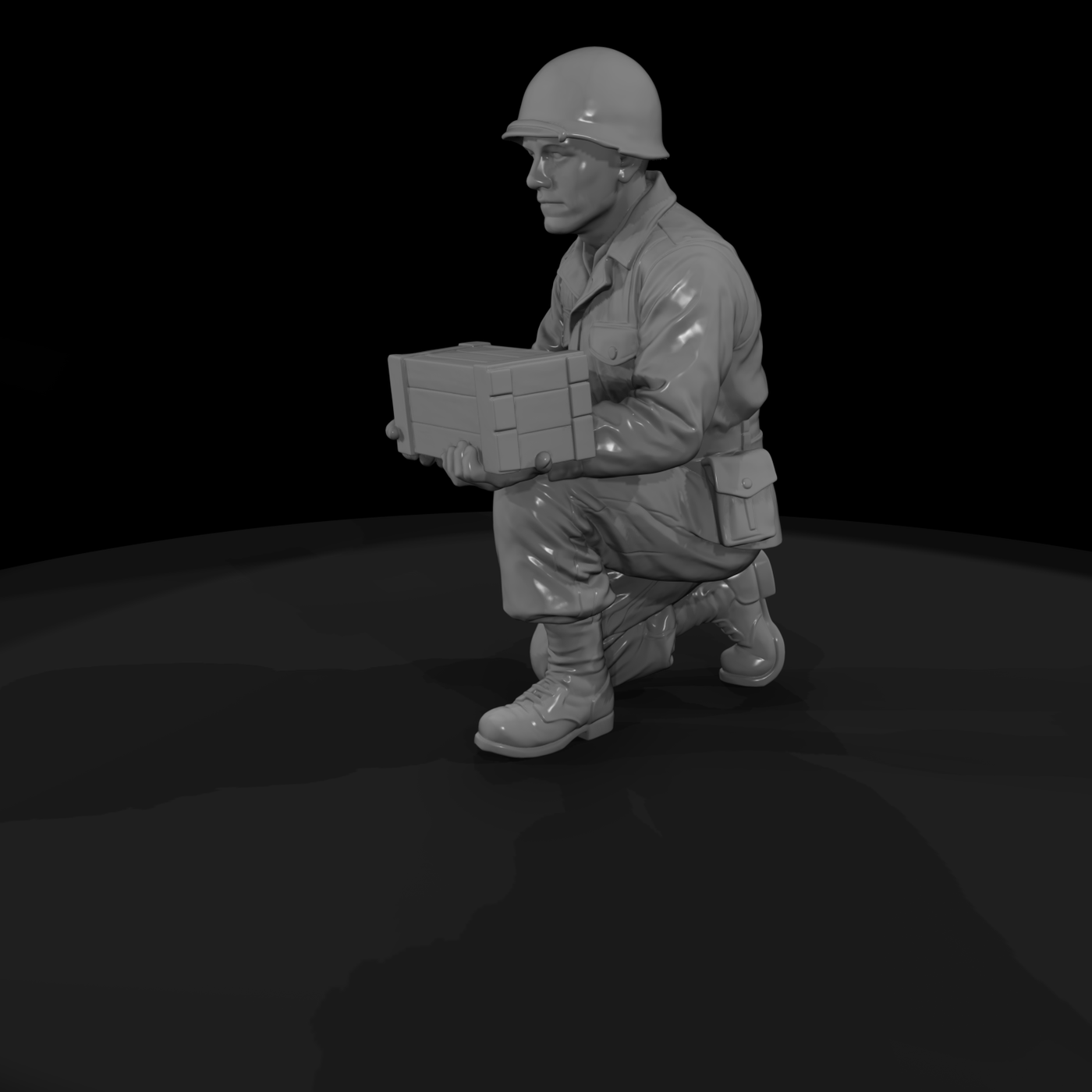 Ww2 Army 074 Wwii U S Army Supply Clerk Figure