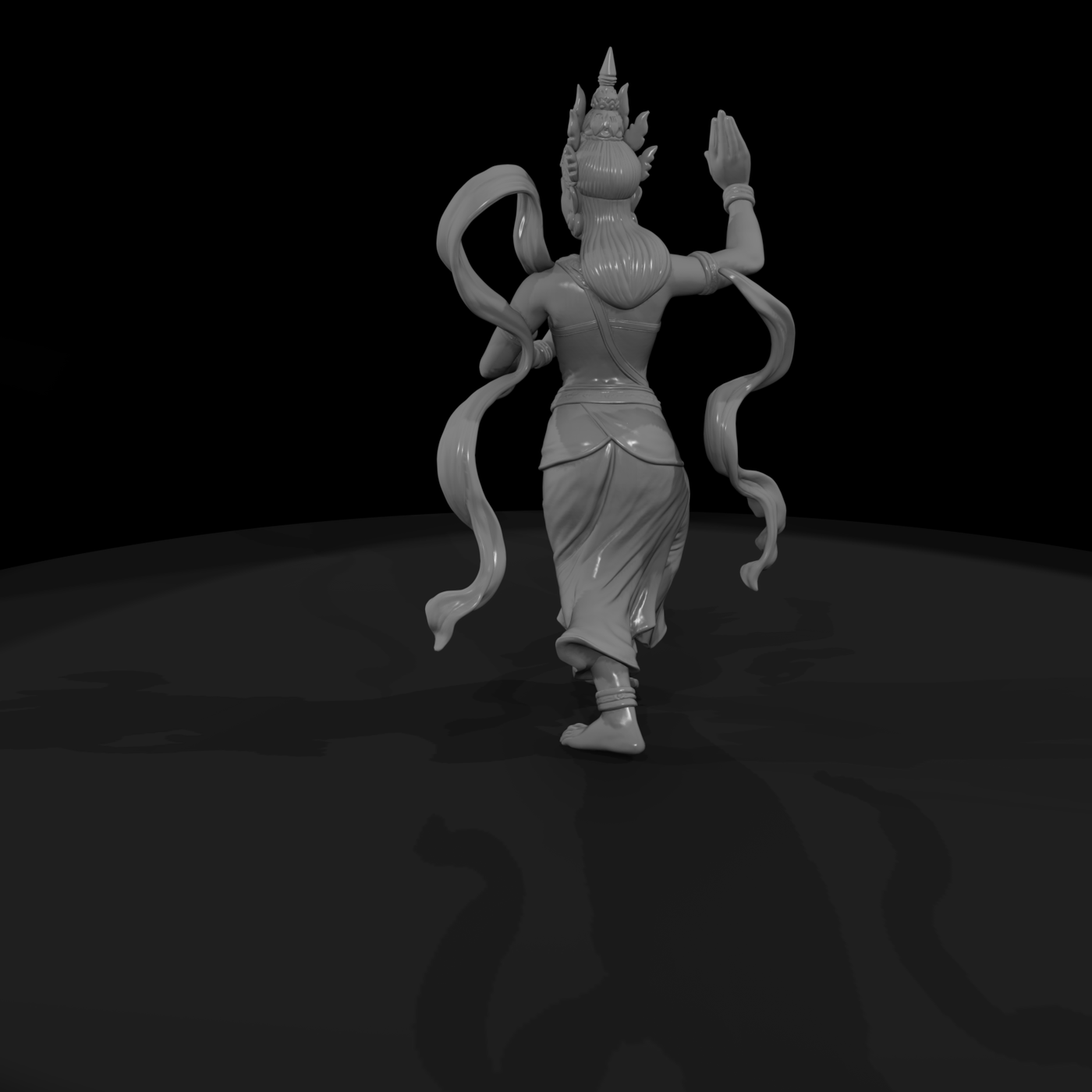 Myth 0437 Mythology Apsara Dancer Miniature Figure