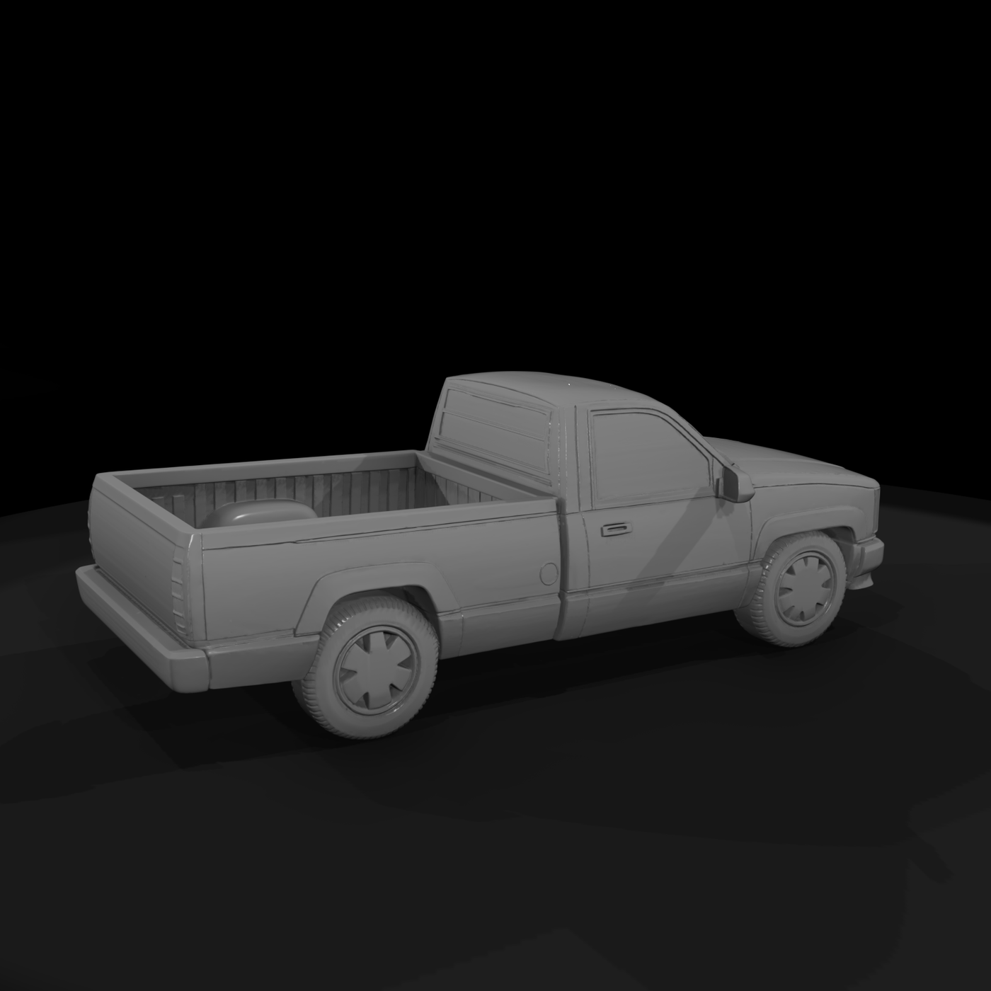 Classic Single-Cab Pickup Truck