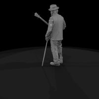 early-1900s-muscicains-banjo-3d-model — thumbnail 7