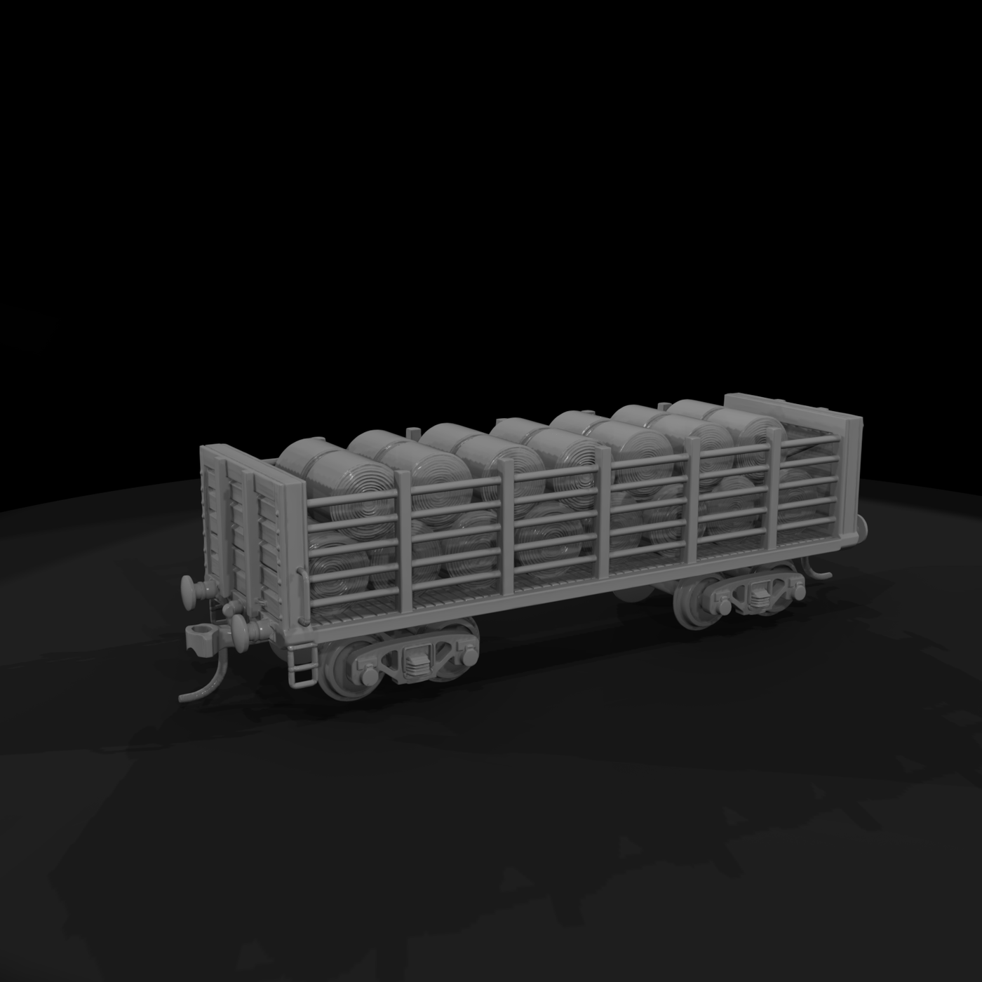 20260612 Model Flatcar Hay Bales 4325Fafaf0