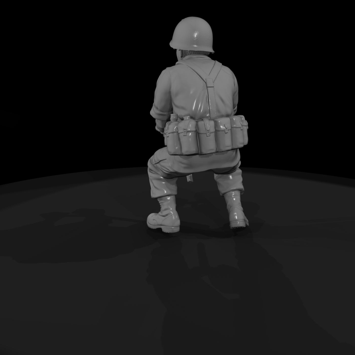 Vn Army 039 Vietnam U S Army Mortar Crewman Figure