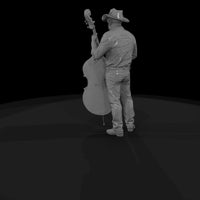 bluegrass-band-upright-bass-3d — thumbnail 7