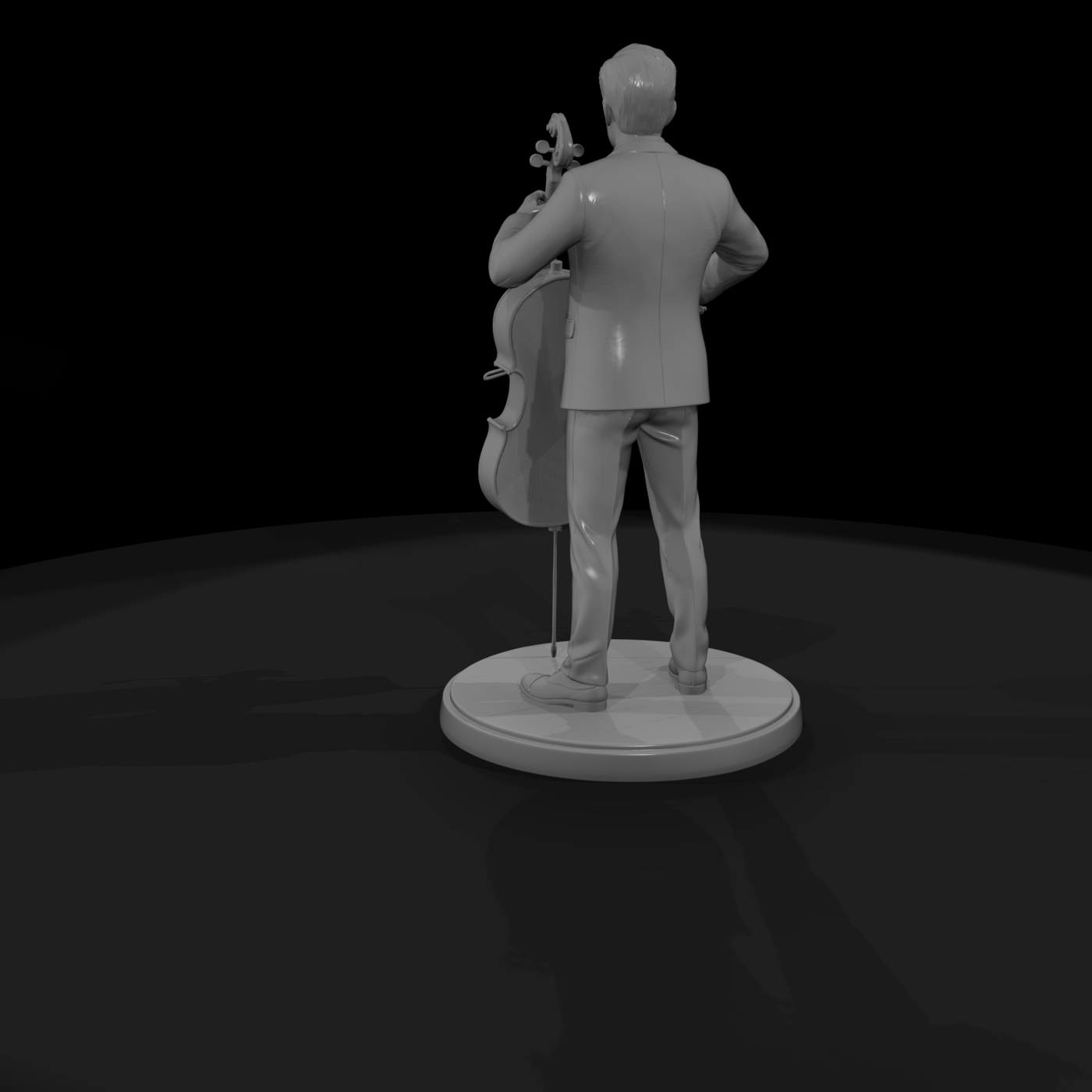 Orchestra Cellist Playing
