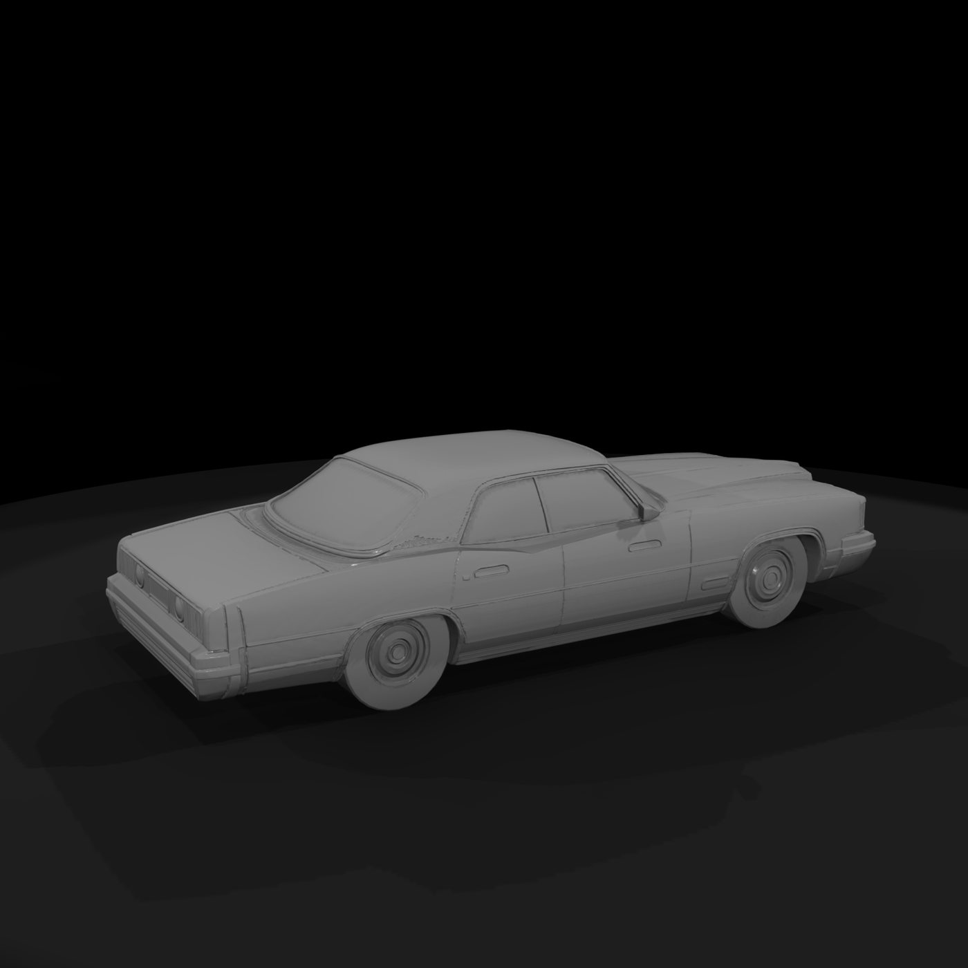 1970s Four‑Door Sedan — Car
