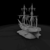 beached-tall-shipwreck-diorama-focal-ho-1-87-085201 — thumbnail 6