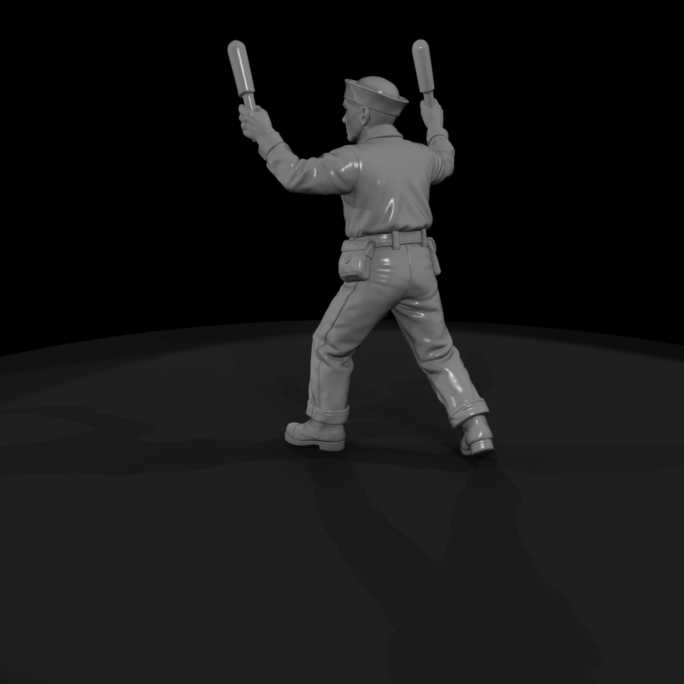 WWII Navy Flight-Deck Handler