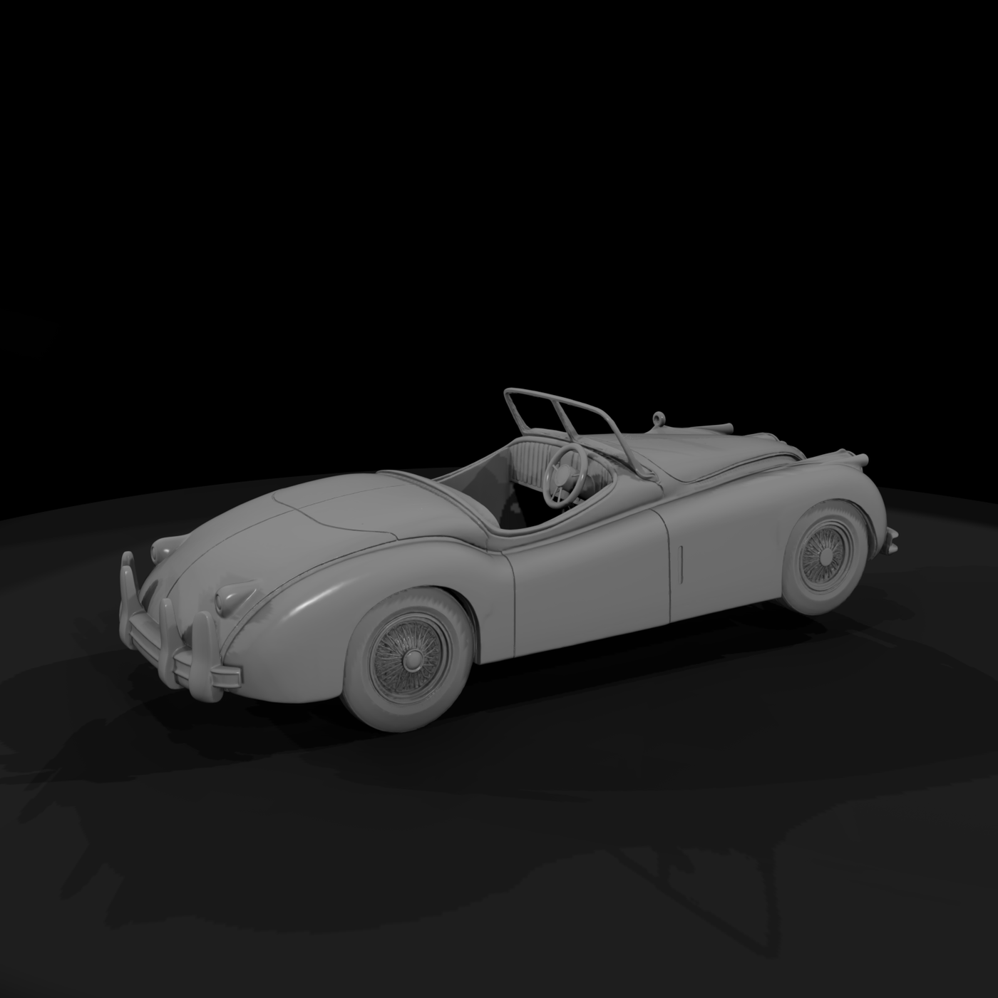 Midcentury Convertible Roadster