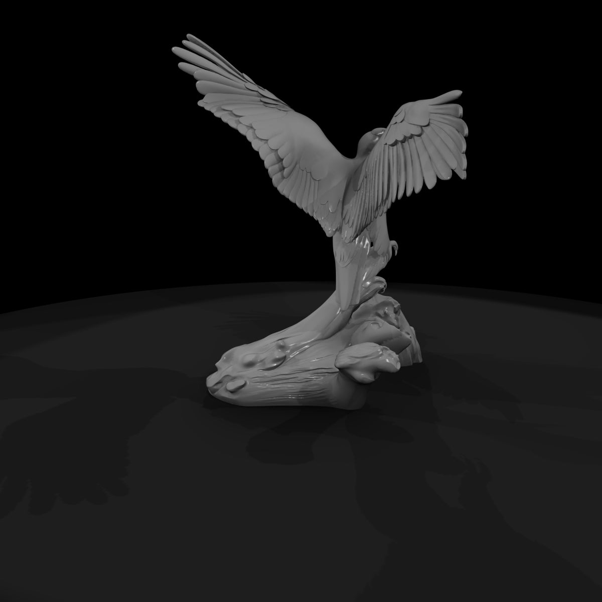 stylized-eagle-sculpture-perched-miniature-for-dioramas-051359