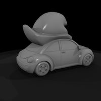 beetle-style-mini-car-with-novelty-roof-ornament-ho-1-87-088417 — thumbnail 6