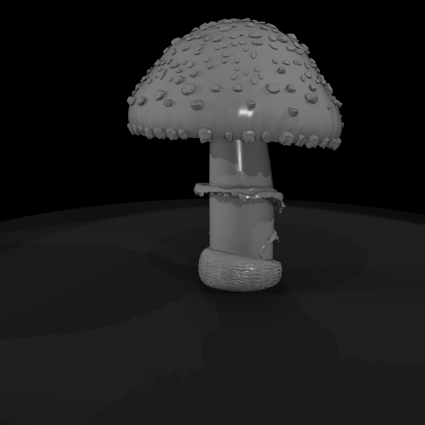 Stylized Fly Agaric Mushroom (Amanita) — Scatter