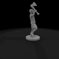 Cheering Sports Fan with a Foam Axe — thumbnail 6