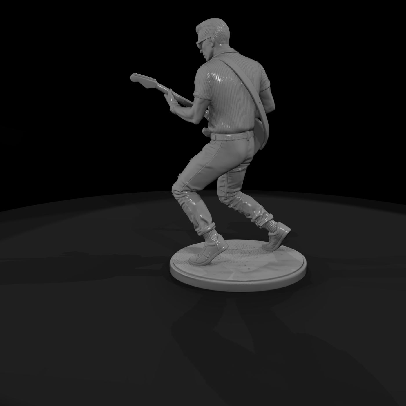 Poparc 0201 Surf Rock Guitarist Alternate Pose