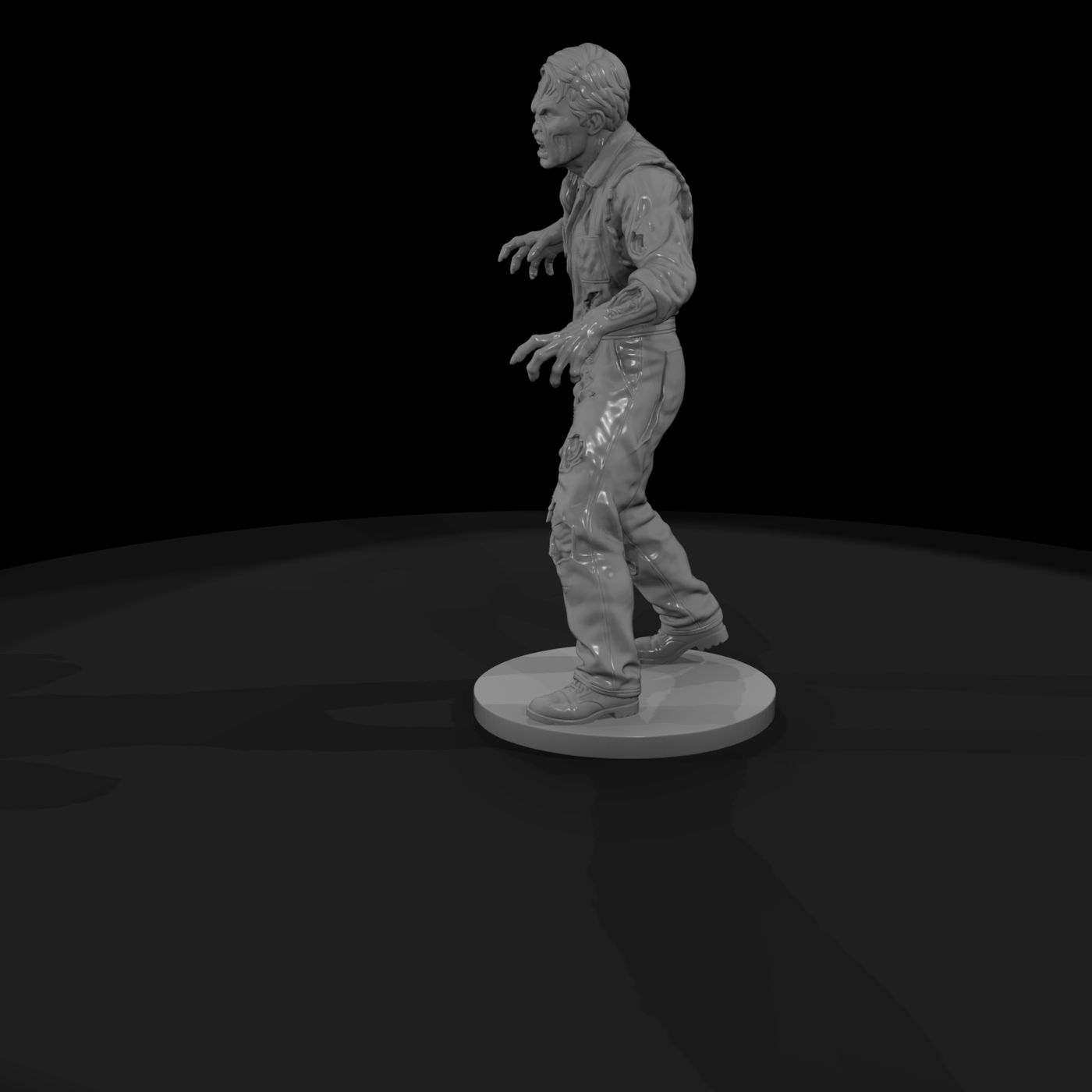 Zombie Oil Rig Worker in Coveralls